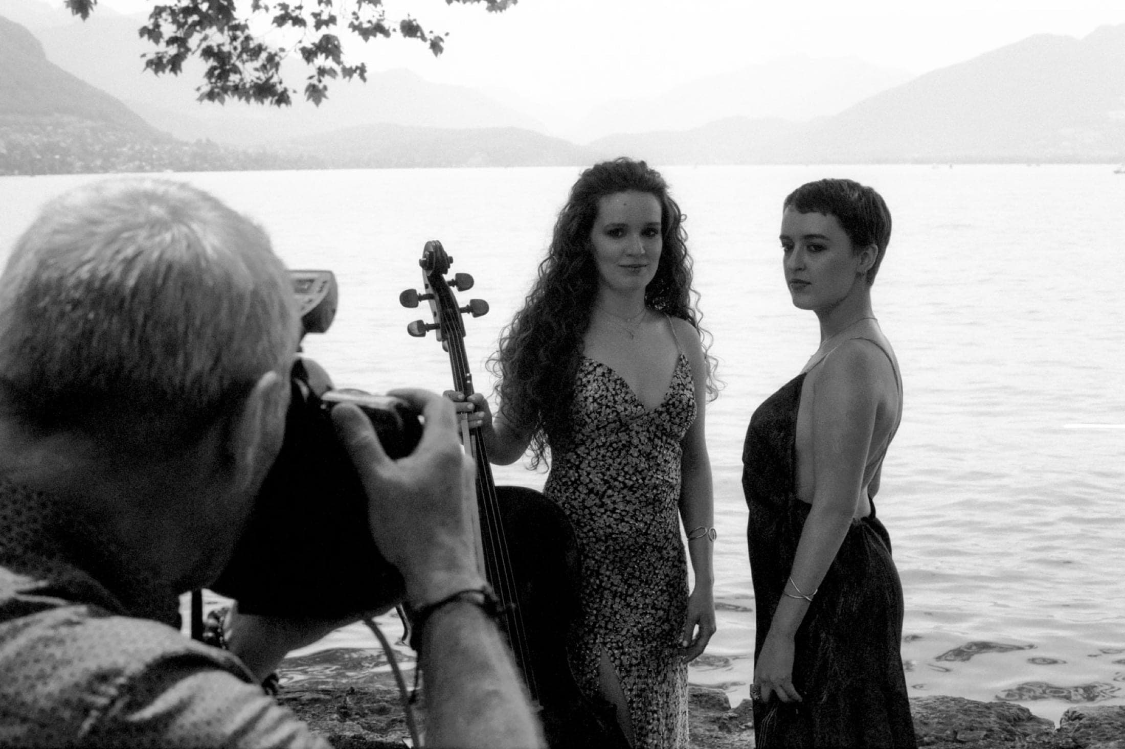 Backstage d'une session photo de pochette d'album
